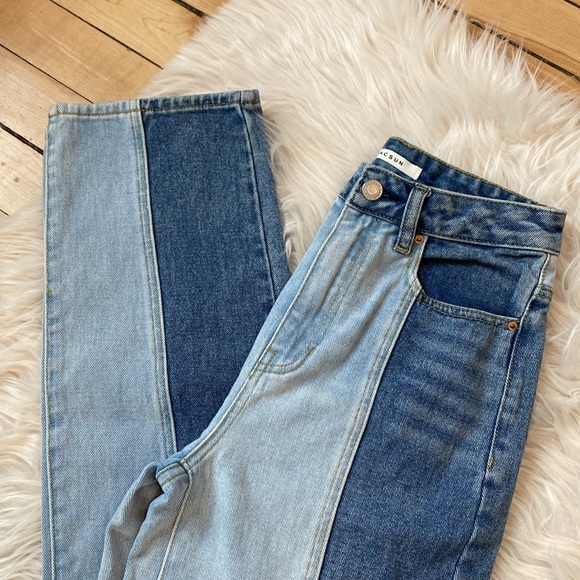 PacSun Eco Two-Tone '90s Boyfriend Jeans, Size 24 - Picture 13 of 16